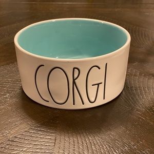 🐾 Rae Dunn Corgi dog bowl *unique*